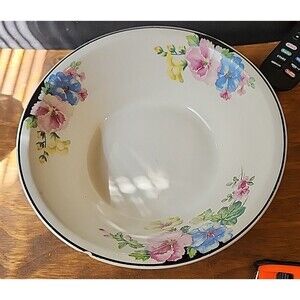 Vintage Harker Hotoven Floral Mixing Bowl 10" – The Oldest Pottery in America